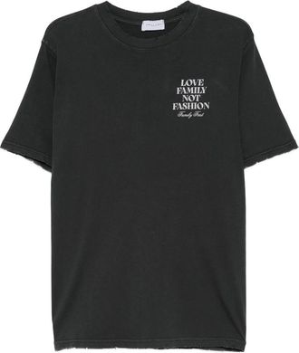 Family Fir$t Milano Slogan-print T-shirt