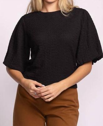 Pink Martini Womens Lita Top In Black