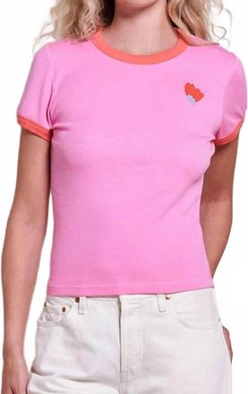 Sundry Classic Gauze Shirt In Azalea