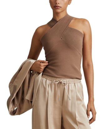 Reiss Darla Cross Front Vest