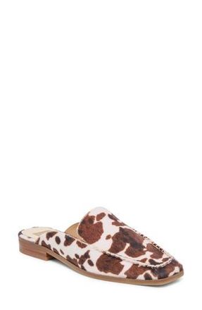 Dolce Vita Brevyn Perforated Mule in Cocoa Faux Calf Hair at Nordstrom Rack, Size 8.5