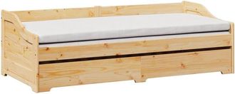 vidaXL Diván con nido sin colchón irun 90x200 cm Vidaxl