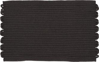 AYTM Design Fussmatte Redono aus recyceltem PET-Garn, Dark Grey, 50 x 70 cm