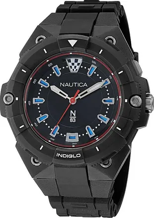 Nautica Coronado Bay Quartz Black Dial Mens Watch NAPCNS503