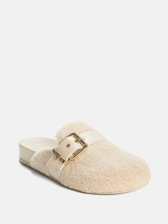 Guess Sumly Faux-Shearling Clogs