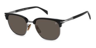 David Beckham DB 1176/G/S Asian Fit ANS/IR Mens Sunglasses Black Size 54