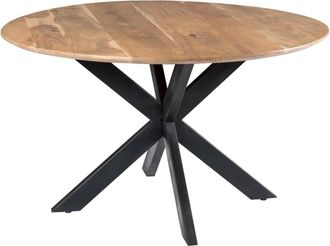 Moloo Mesa de comedor redonda 6 personas 130 cm en madera