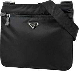 Prada Borsa a spalla Pre-owned Vintage in nylon - - Pre-owned - Donna - Nero - ONE SIZE