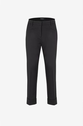 Cambio Zigarettenhose aus Baumwolle Krystal Papertouch