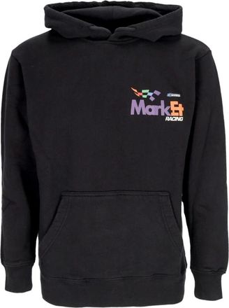 Market Racing Hoodie Pullover Sweatshirt Zwart - Heren - Hoodies - Zwart - XL - Katoen - Hoodies & sweatvesten
