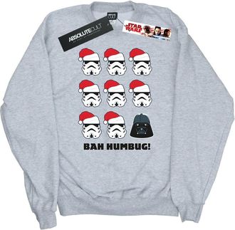 Star Wars Heren Kerstmis Humbug Sweatshirt (Sportgrijs)