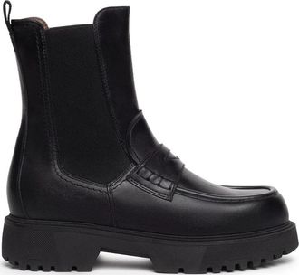 Nero Giardini Guanto Enkellaarzen - Dames - Chelseaboots - Zwart - 38 EU - Leer - Schoenen