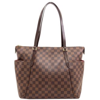 Louis Vuitton Damier Canvas Ebene Damier Canvas Tote Bag (Pre-Owned)