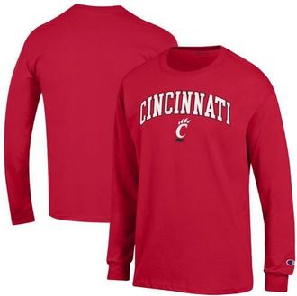 Champion Mens Champion Red Cincinnati Bearcats Arch Over Logo Long Sleeve T-Shirt at Nordstrom, Size Xx-Large