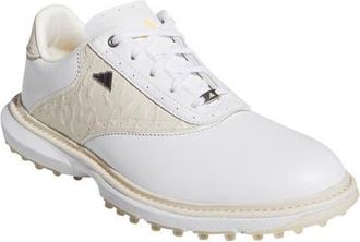 adidas MC70 Golf Shoe in White/Alumina/Ice Tangerine at Nordstrom, Size 5.5