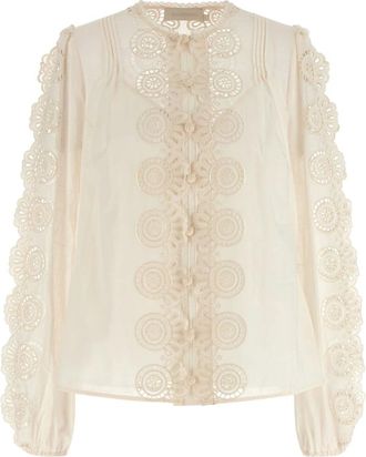 Zimmermann Mujer, Blusas y Camisas, Blanco, Talla: XS