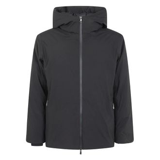 Rains Sarna W4T3 Puffer Jacket - Heren - Jassen - Zwart - Maat: L Zijde