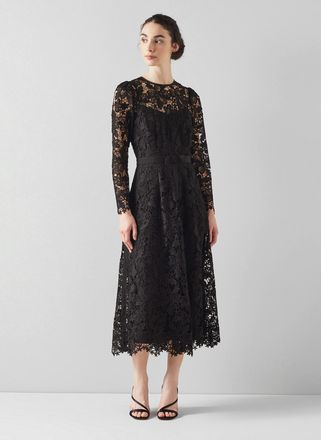 L.k. Bennett Womens Lola Dress, Black - Size 8 UK