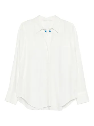 Robert Friedman buttoned top - Neutrals