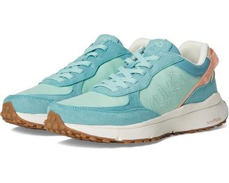 Ryk&auml; Jog On Sneakers Womens 7.5 Green Faux Leather Athletic Walking Shoes TF7118