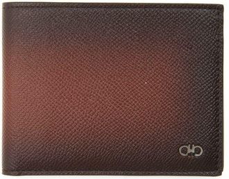 Ferragamo Micro Gancio Leather Bifold Wallet in New Cognac Testa Di Moro at Nordstrom