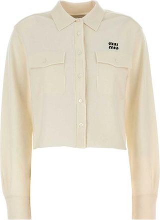 Miu Miu White Wool Shirt