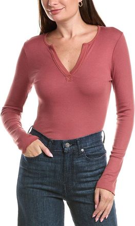 Michael Stars Salem Mixed Henley Top