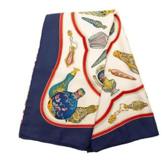 Herm&egrave;s Pre-owned Scarves, female, Multicolor, Size: ONE SIZE Pre-owned The QuImporte Le Flacon scarf