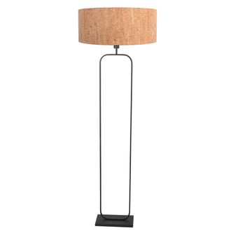 Steinhauer L&aacute;mpara De Pie - Negro - Stang - Metal Textil - L&aacute;mpara De