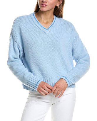 Rowing Blazers Callie V Neck Wool & Cashmere-Blend Sweater