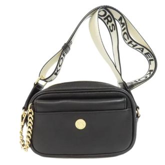 Michael Kors Pre-owned Cross Body Bags, female, Black, Size: ONE SIZE Pre-owned Leather shoulder-bags