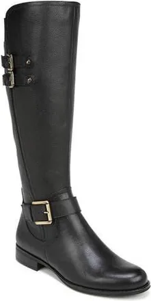 Naturalizer Jessie Knee High Riding Boot in Black Leather at Nordstrom Rack, Size 7.5