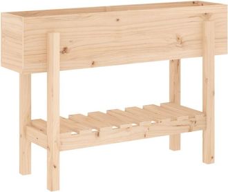 vidaXL Vidaxl - Arriate Elevado De Jard&iacute;n Madera Maciza De Pino 101x30x69 Cm