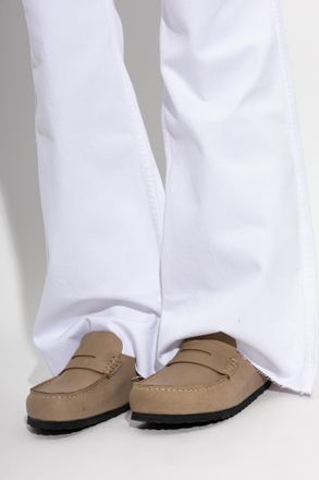 Birkenstock Naples Wrapped Shoes, Womens, Beige