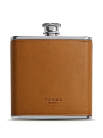 Shinola Fiaschetta in pelle - Marrone