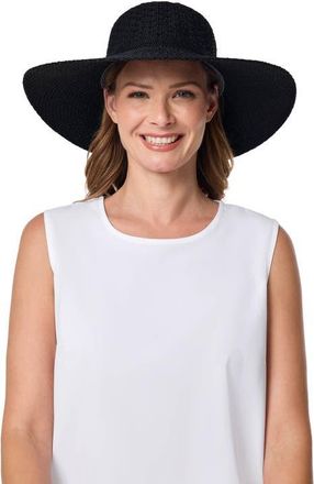 Coolibar Womens Packable Sun Hat - UPF 50+ Sun Protection - Perla in Black at Nordstrom