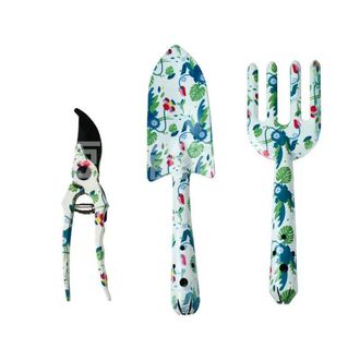 OEM Herramientas De Exterior: Pala Peque&ntilde;a De Tres Piezas Con Estampado Floral Para Jard&iacute;n