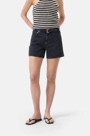 Closed Janey Denim Shorts In Dark Grey
