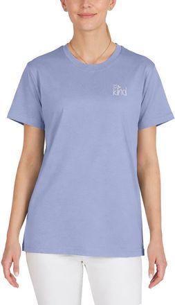 Dalix Be Kind Womens Relaxed Tee in Lavender Blue at Nordstrom, Size X-Large