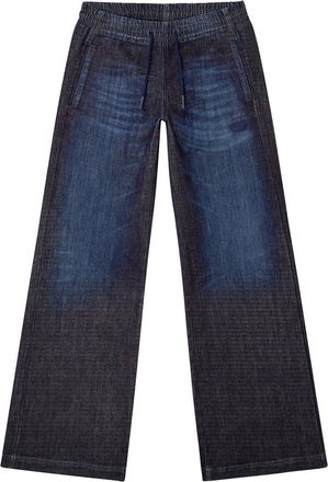 Diesel D-Ainty Wide-leg Jeans