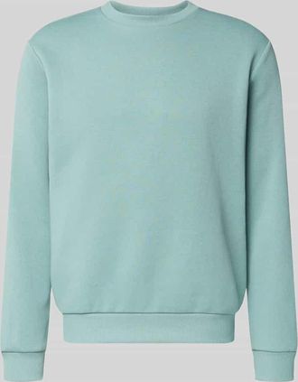 Jack & Jones Jack & Jones Sweatshirt mit gerippten Abschl&uuml;ssen Modell BRADLEY in Petrol, Gr&ouml;&szlig;e XXL