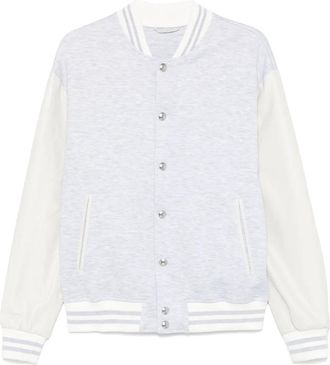 Eleventy Bomber con inserti - Grigio