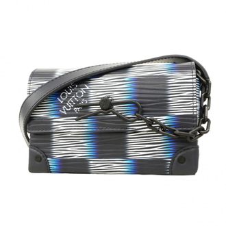 Louis Vuitton Black Blue Shoulder Bag (Pre-Owned)