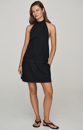 Pilcro 100% Cotton Denim Halter Mini Dress