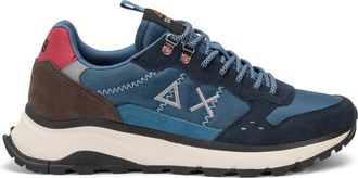 Sun 68 Fire & Camping Z45130 Mens Trainers, Navy Blue, 8.5 UK