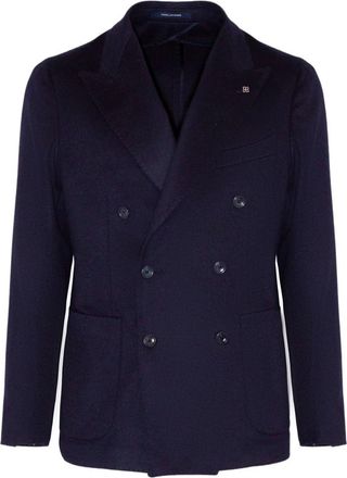 Tagliatore Jassen Blauw - Heren - Blazers - Blauw - XL - Wol - Jassen