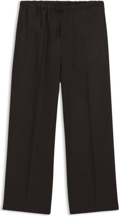 BOSS BY BECKHAM relaxed-fit linen pants