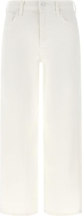 Mother White High Rise Jeans
