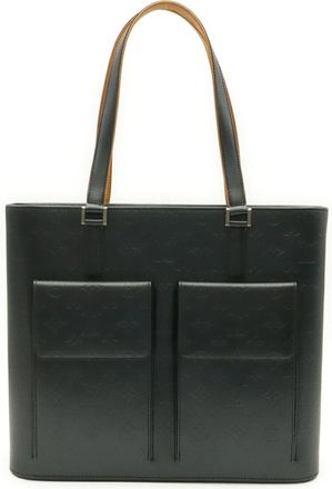 Louis Vuitton Blue Monogram Monogram Mat Shoulder Bag Tote Bag (Pre-Owned)