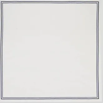 Mango Foulard 100% cotone griglia bianco - Uomo - Taglia unica - MANGO MAN